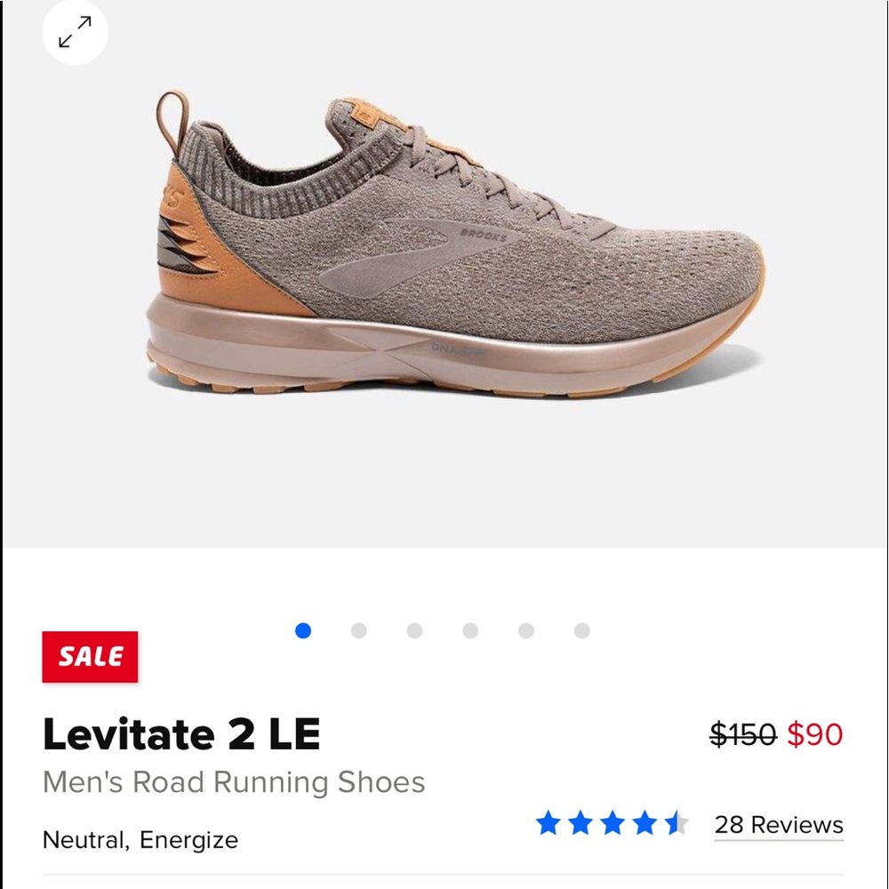 Men’s Brooks Levitate 2 LE size 12.5